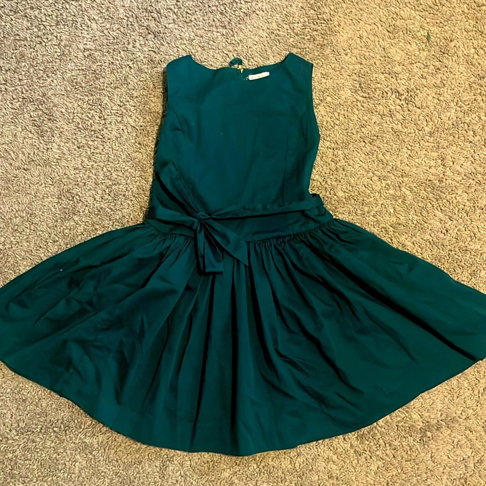 Crewcuts green dress for girls